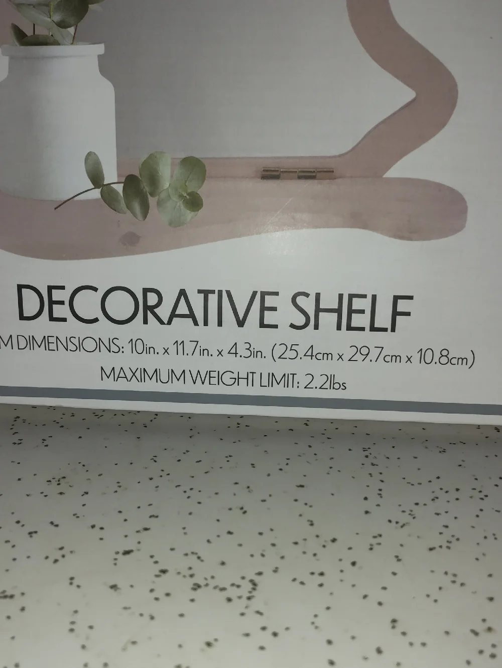 ROOM2ROOM Decorative Shelf in White